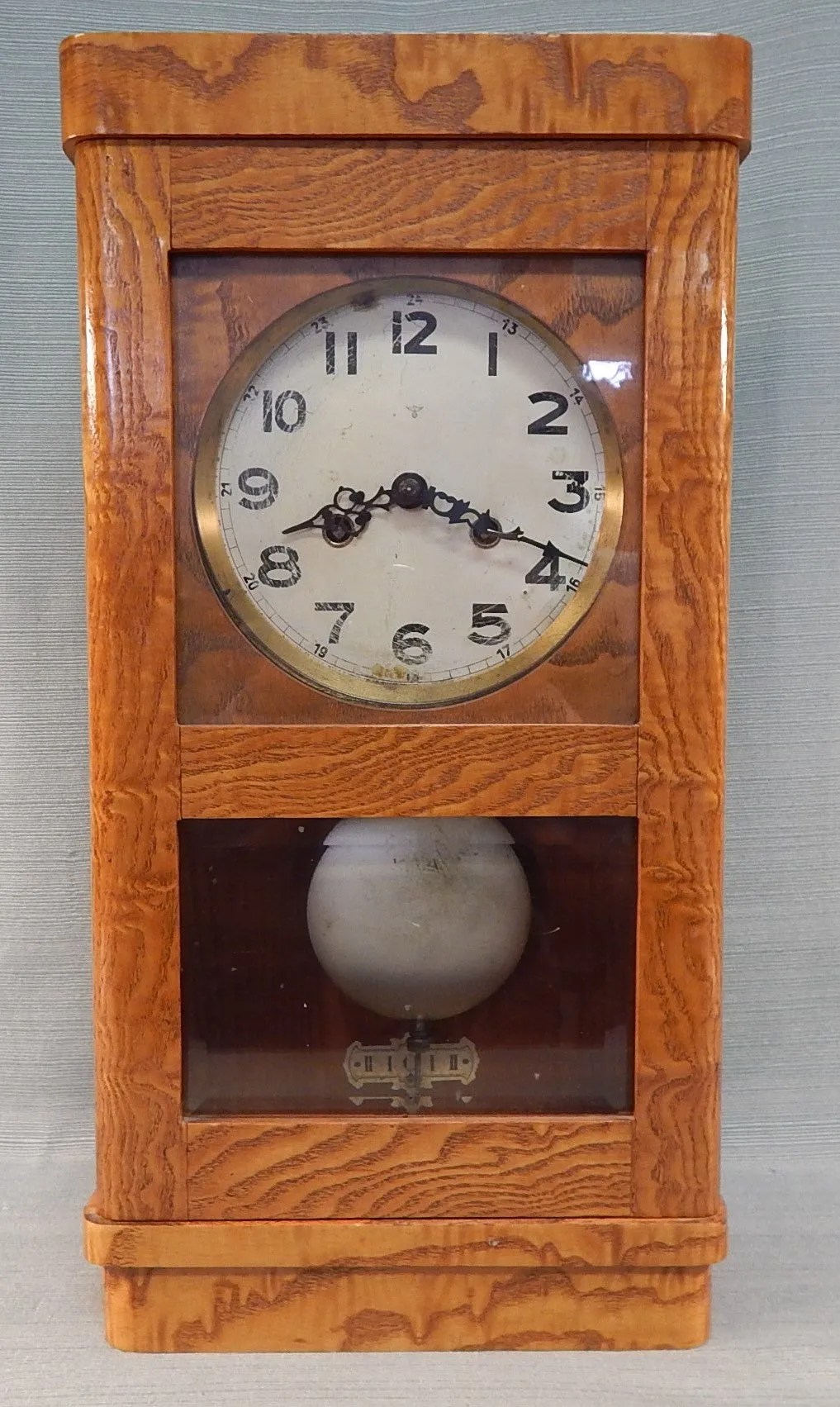 Vintage Arts & Crafts Wall Clock - Good Condition as Noted