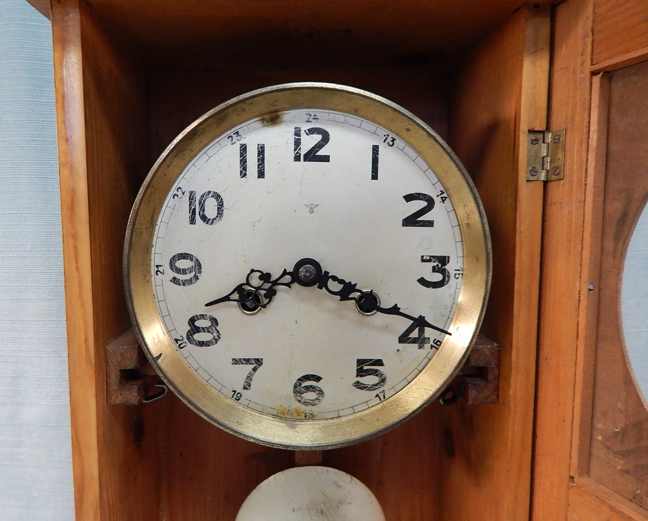 Vintage Arts & Crafts Wall Clock - Good Condition as Noted