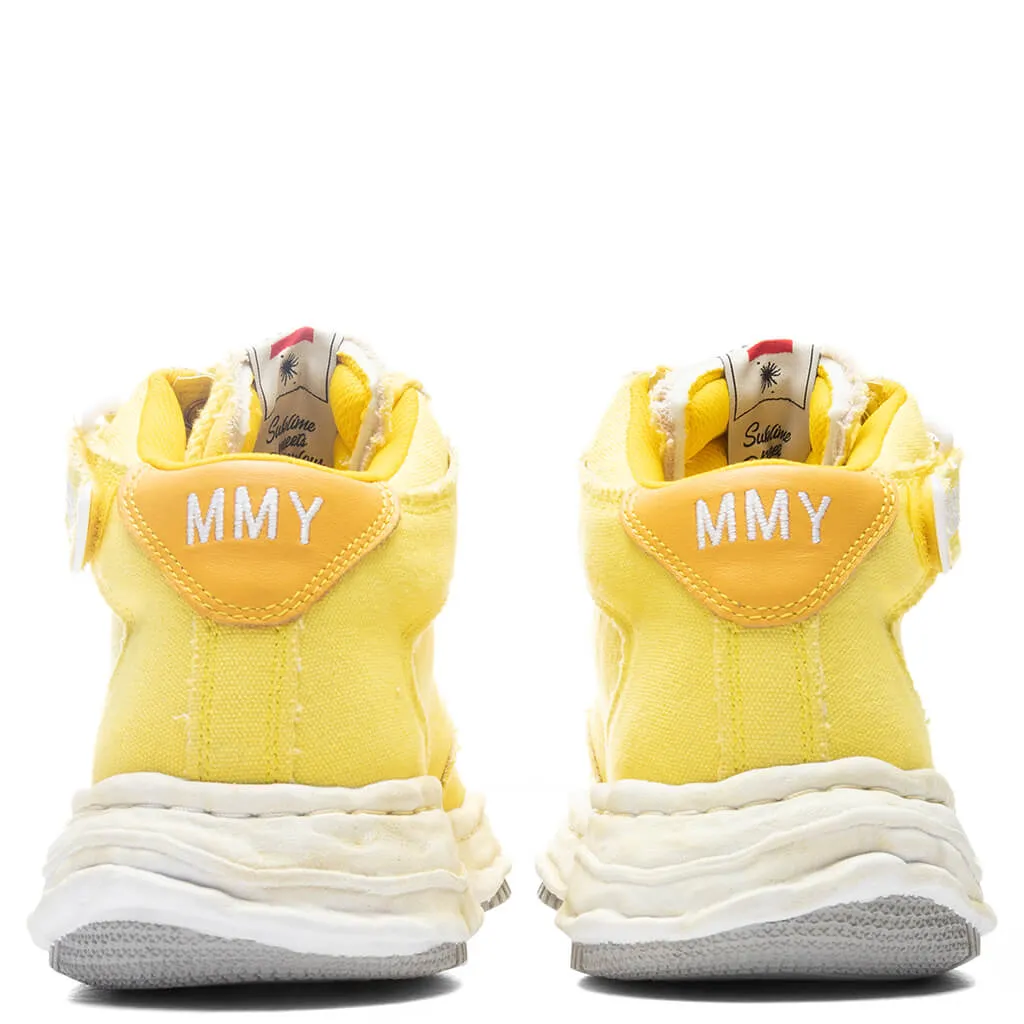 Wayne High OG Sole Washed Canvas Sneaker - Yellow