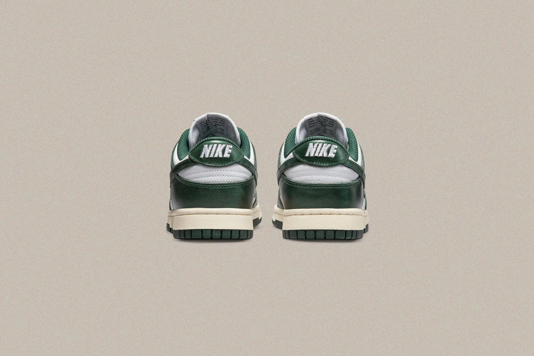 Women's Dunk Low `Vintage Green` - White/Pro Green/Coconut Milk