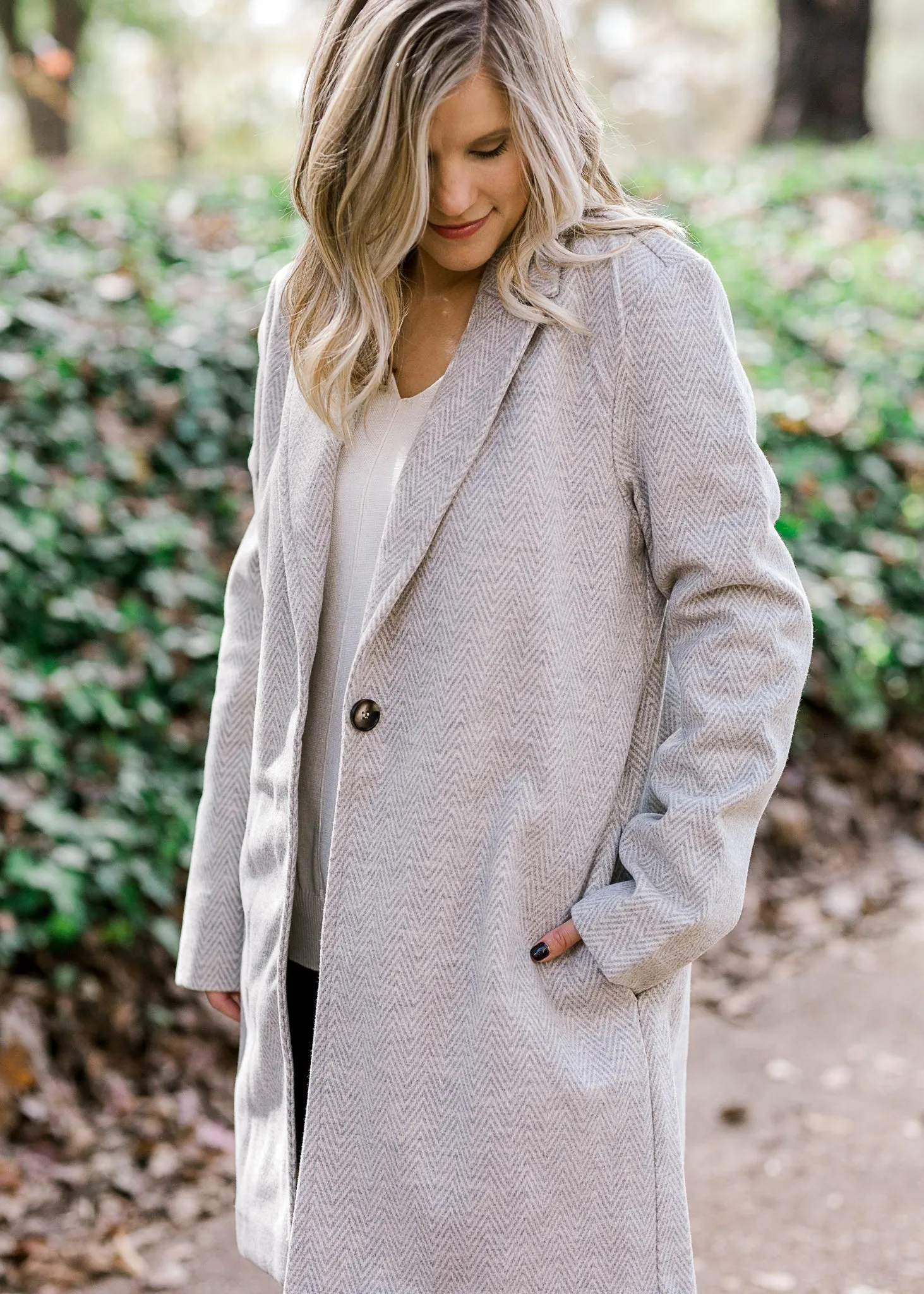 X Earth Gray Cozy Coat